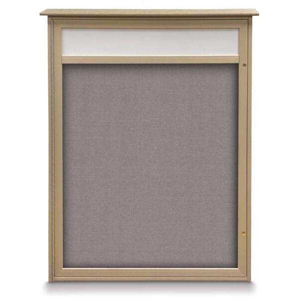 Triple Door Enclosed Indoor Letterboard